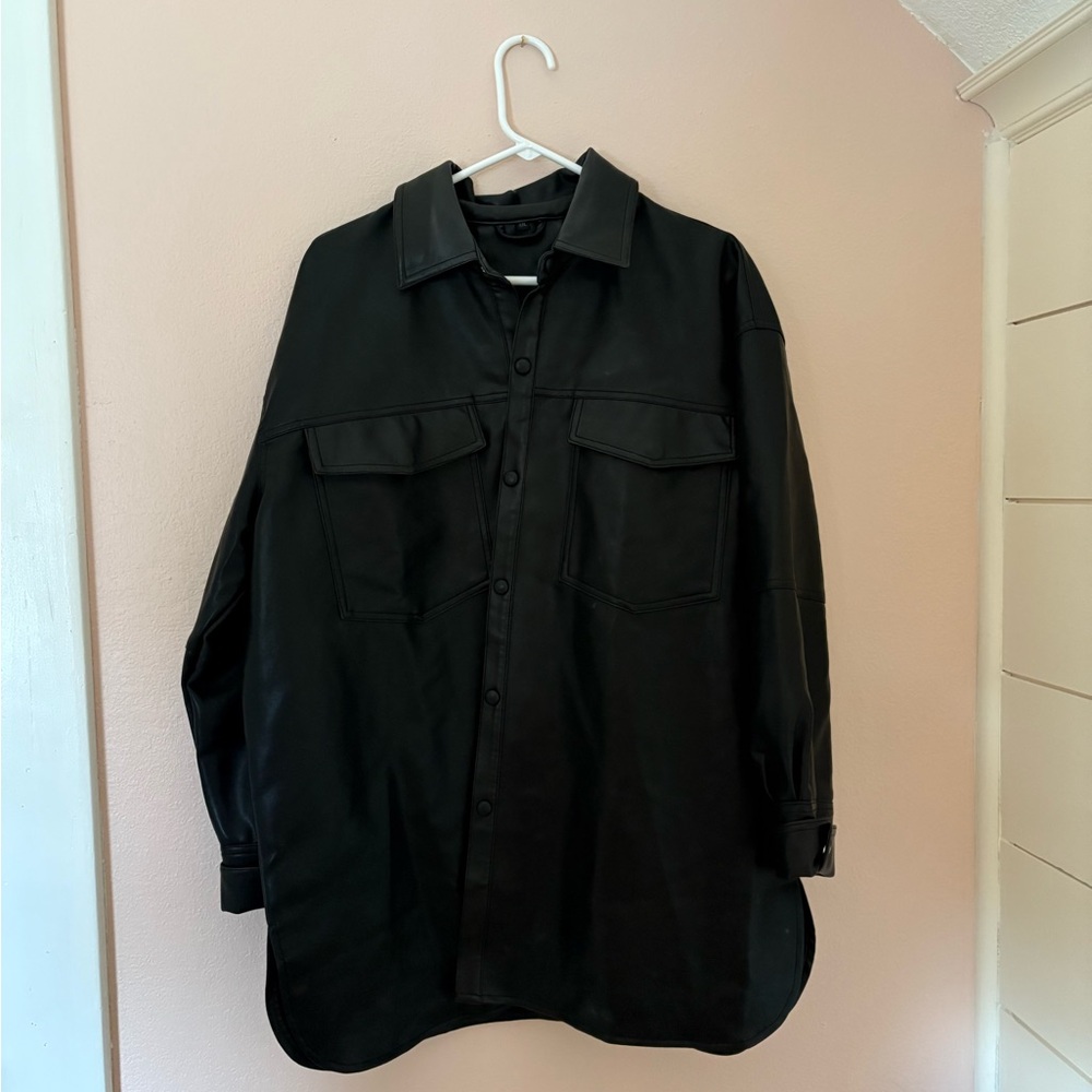 Women's Black Leather Jacket
